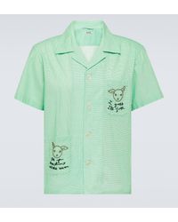Bode - See You At The Barn Cotton Shirt - Lyst