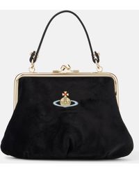 Vivienne Westwood - Granny Frame Orb Velvet Tote Bag - Lyst