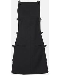 Courreges - Minikleid Aus Wolle - Lyst