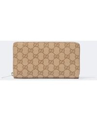 Gucci - Essence Classic Gg Canvas Wallet - Lyst