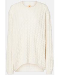 Jardin Des Orangers - Cable-Knit Wool And Cashmere Sweater - Lyst