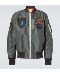 Sacai - X Mark Gonzales Bomberjacke Aus Twill - Lyst
