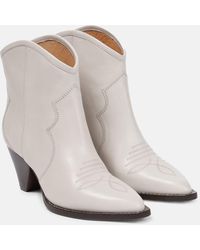 Isabel Marant - Darizo Leather Cowboy Boots - Lyst
