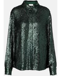 Dries Van Noten - Sequined Shirt - Lyst