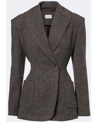 Magda Butrym - Double-Breasted Wool And Cashmere-Blend Blazer - Lyst