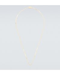 Tom Wood Square Chain 9kt Gold-plated Necklace - White