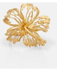 Oscar de la Renta - Hibiscus Flower Ring - Lyst