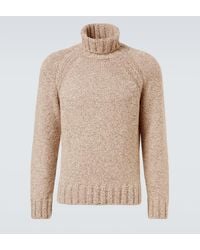 ZEGNA - Cashmere And Wool Turtleneck Sweater - Lyst