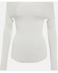 KHAITE - Top Salma Con Hombros Descubiertos - Lyst