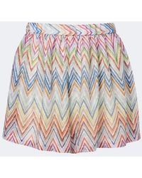 Missoni - Shorts En Zigzag - Lyst