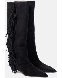 Paris Texas - Jessie 35 Suede Knee-High Boots - Lyst
