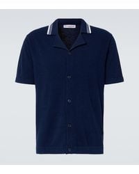 Orlebar Brown - Tiernan Cotton-Blend Boucle Shirt - Lyst