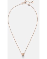 BVLGARI - B.Zero1 18Kt Rose Pendant Necklace With Diamonds - Lyst