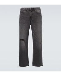 Our Legacy - Third Cut Distressed Wide-Leg Jeans - Lyst