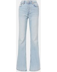 RE/DONE - High-Rise Flared Jeans The Riding Jean - Lyst