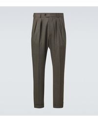 Loro Piana - Stafford Virgin Wool Straight Pants - Lyst