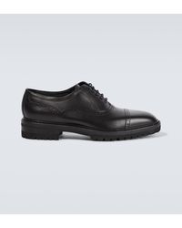 Manolo Blahnik - Norton Leather Oxford Shoes - Lyst