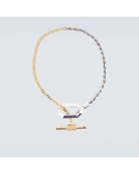 Bottega Veneta - Facet Chain Sterling Silver Bracelet - Lyst