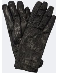 Nour Hammour - Silk-Lined Leather Gloves - Lyst