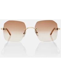 Cartier - Signature C Square Sunglasses - Lyst