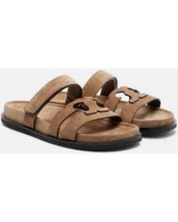 Tory Burch - Ines Suede Sandals - Lyst