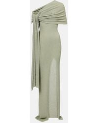 AYA MUSE - Draped One-Shoulder Maxi Dress - Lyst