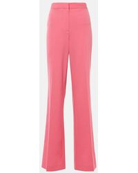 Stella McCartney - Iconic High-Rise Wool-Blend Flared Pants - Lyst
