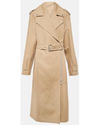 TOTEME - Trench-Coat En Coton - Lyst