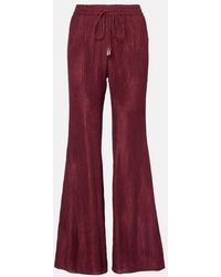 Gabriela Hearst - Claude Silk Flared Pants - Lyst