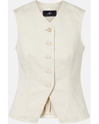7 For All Mankind - Lady Denim Vest - Lyst