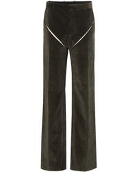 Y. Project Pantaloni in velluto a coste - Verde