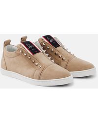 Christian Louboutin - Sneakers Fav Fique A Vontade in suede - Lyst