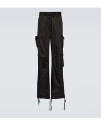 Dolce & Gabbana - High-Rise Straight Cotton Pants - Lyst