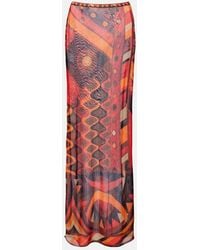 PUCCI - Vivara Tulle Maxi Skirt - Lyst