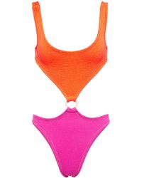 Reina Olga Exclusive To Mytheresa – Augusta Cutout Ring-detail Swimsuit - Pink