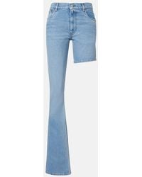 Coperni - One-Leg Boyfriend Bootcut Jeans - Lyst