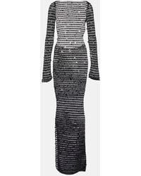 AYA MUSE - Maxikleid Mit Pailletten - Lyst