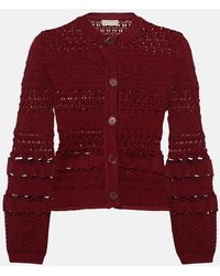 Elie Saab - Crochet Cardigan - Lyst