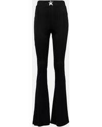 Area - High-rise Flared Pants - Lyst