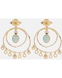 Chloé - Sunflower Embellished Drop Earrings - Lyst