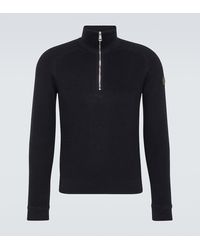 Moncler - Pullover in cotone e cashmere - Lyst