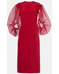 Altuzarra - Danielle Silk Cady Midi Dress - Lyst