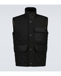 Burberry - Quilted Gilet - Lyst