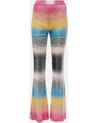 Missoni - Lame Knit High-rise Flares - Lyst