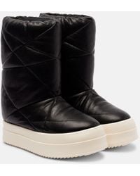 Rick Owens - Mega Bumper Lunar Leather Boots - Lyst