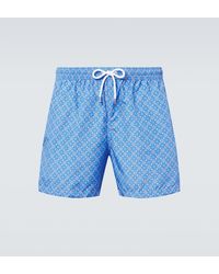 Fedeli - Madeira Floral Swim Trunks - Lyst