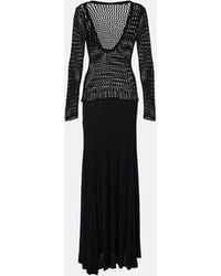 Christopher Esber - Sheer Cotton-Blend Maxi Dress - Lyst