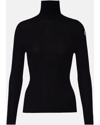 Moncler - Virgin Wool Turtleneck Sweater - Lyst
