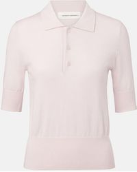 Extreme Cashmere - N°351 Park Cotton And Cashmere Polo Shirt - Lyst