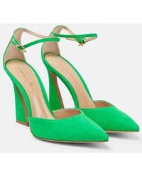 Gianvito Rossi - Pumps Aus Veloursleder - Lyst